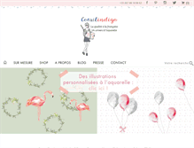 Tablet Screenshot of corail-indigo.com